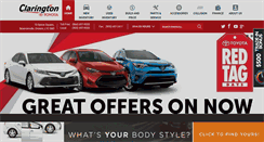 Desktop Screenshot of claringtontoyota.com