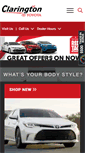 Mobile Screenshot of claringtontoyota.com
